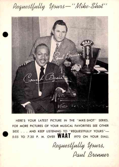 Count Basie Advert Mike-Shot Radio