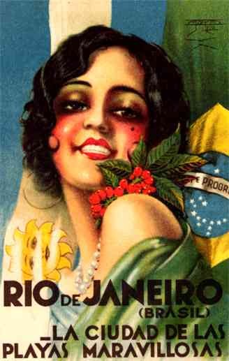 Travel Poster Argentina Brazil