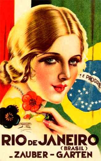 Travel Poster Germany Brazil