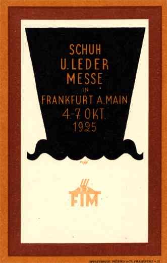 Fair 1925 Frankfurt German
