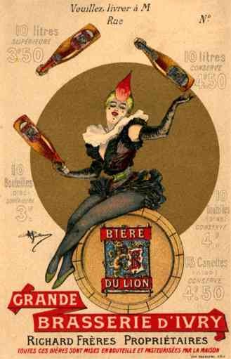 Advert Lion Beer Ballerina French
