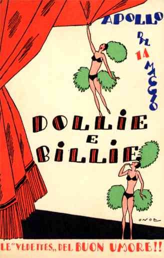 Risque Show Girls Theatre Italian Art Deco