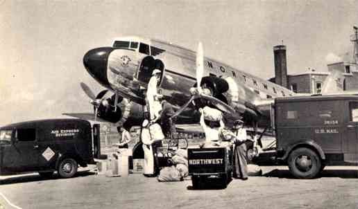 Northwest Airlines Douglas & Auto Truck RP