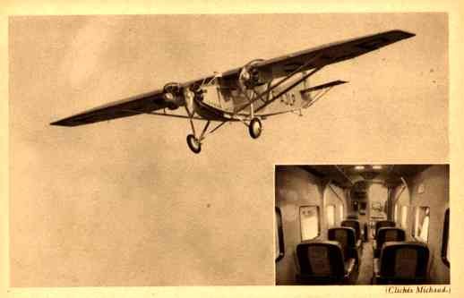 Airplane Farman Interior French