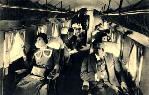 Interior Douglas Airplane TWA