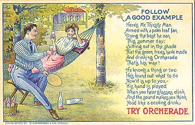 Orcherade Soda Advert