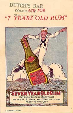 US Navy Sailor Rum Advertising
