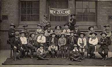 Boy Scouts New Zealand Real Photo