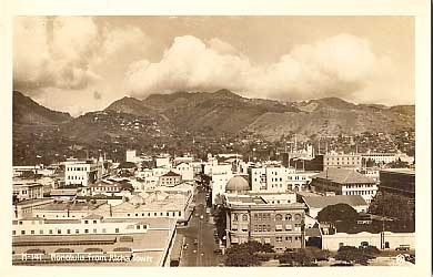 Honolulu Hawaii Auto Real Photo