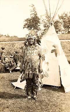 Indian Chief Real Photo