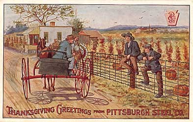 Thanksgiving Pittsburgh Steel Advert