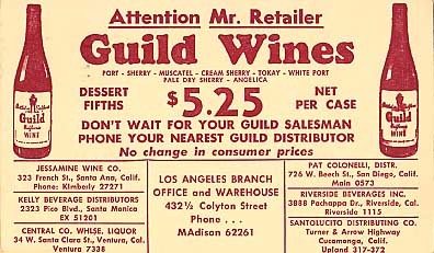 Guild Wines Advert
