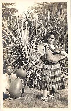 Hawaii Dancers Drum Real Photo