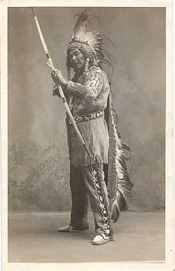 Indian Chief Real Photo