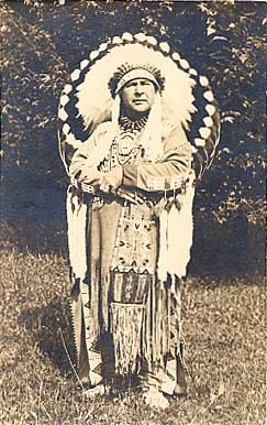 Indian Chief Real Photo