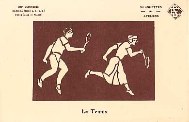 SilhouettesTennis Novelty French