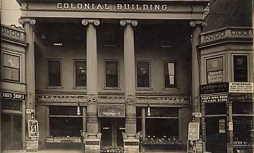 Colonial Building Real Photo