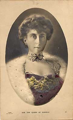 Queen of Norway Real Photo