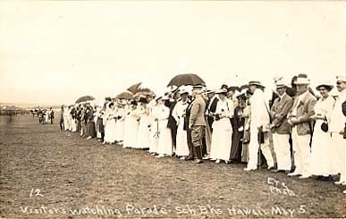 Military Parade Hawaii Real Photo