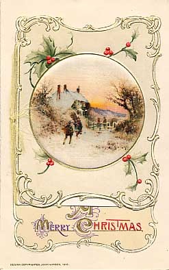 Christmas Greetings Winsch Novelty