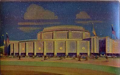 Railroad Building New York City Worlds Fair 1939