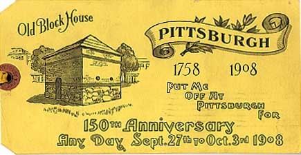 Novelty 150th Anniversary Pittsburgh