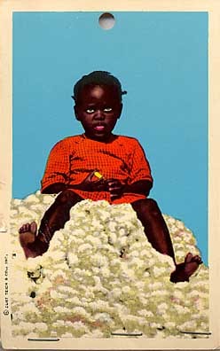 Novelty Black Girl Real Cotton Ball