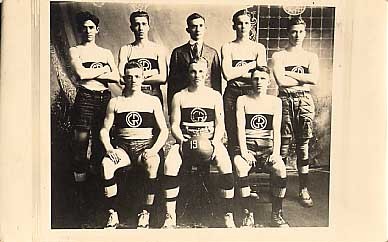 Basketball Team Real Photo