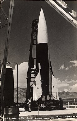 Aviation Rocket Real Photo New Mexico