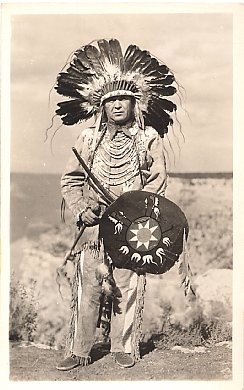 Indian Chief Real Photo