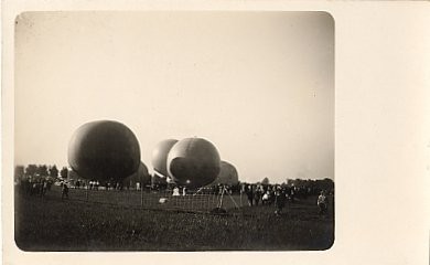 Hot Air Balloon Ascension Real Photo