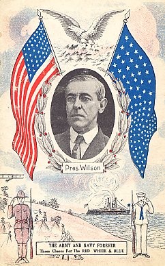 President Wilson WWI Patriotic