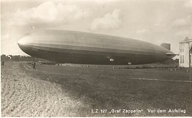 Real Photo German Zeppelin