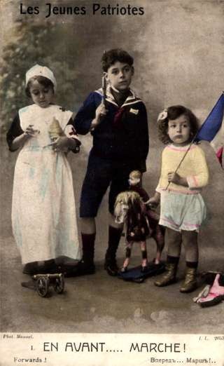 Children Child Nurse Doll Toy Horse WW1