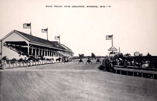 Harness Racers Race Track Monroe WI