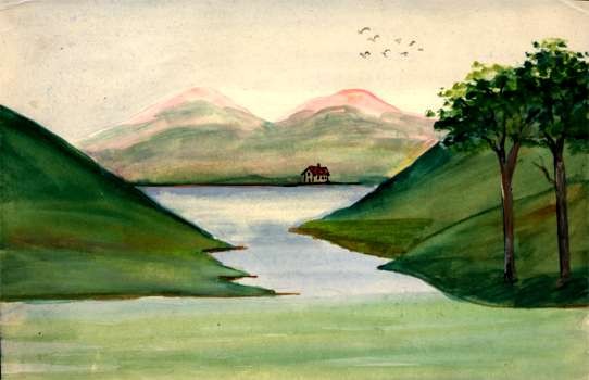 Spring Hills Hand-Drawn