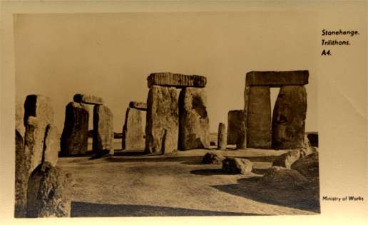 Stonehenge Trilithons Real Photo