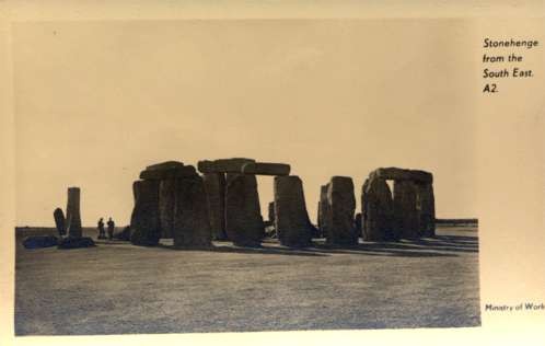 Stonehenge from South East Real Photo