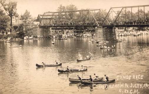 PA Bethelehem Canoe Race Real Photo