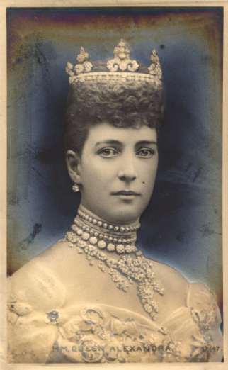 British Queen Alexandra Real Photo