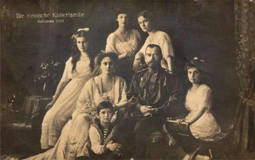 Russian Emperor Nicholas I Family Real Photo