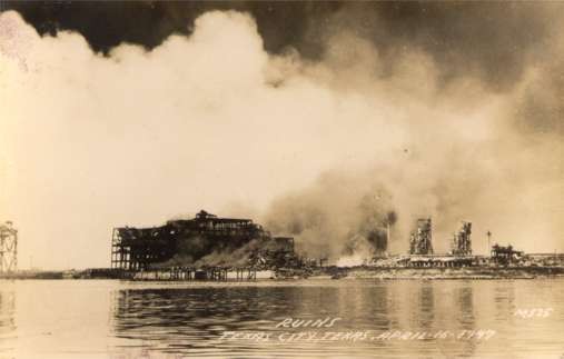 Ruins of Texas City Texas Real Photo