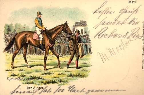 Jockey on Horse Won Race Pioneer