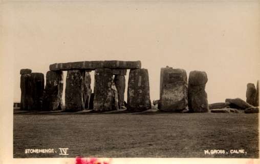 UK England Stonehenge Real Photo