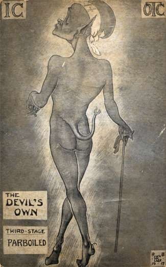 Arrogant Devil with Cane