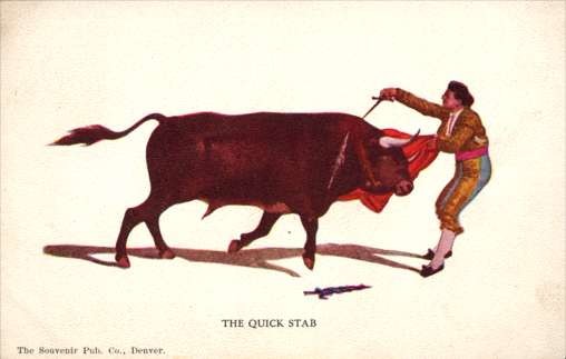 Bull Stabed Toreador