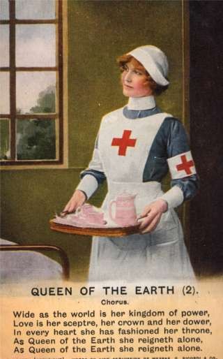 WWI Red Cross Nurse with Tray Poem