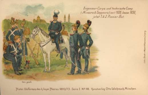 General on Horse Officers Military Pioneer Batallion