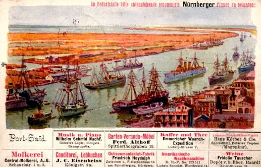 Battleships Steamboat at Port Said Egypt