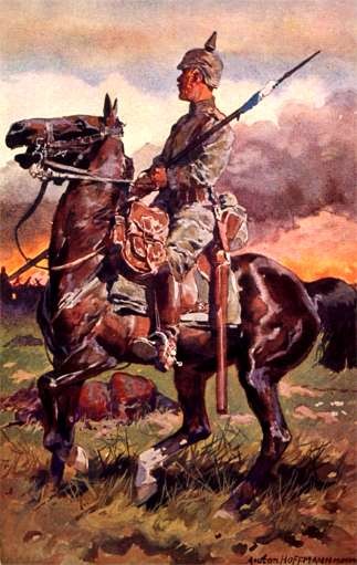 German Soldier on Horse WWI